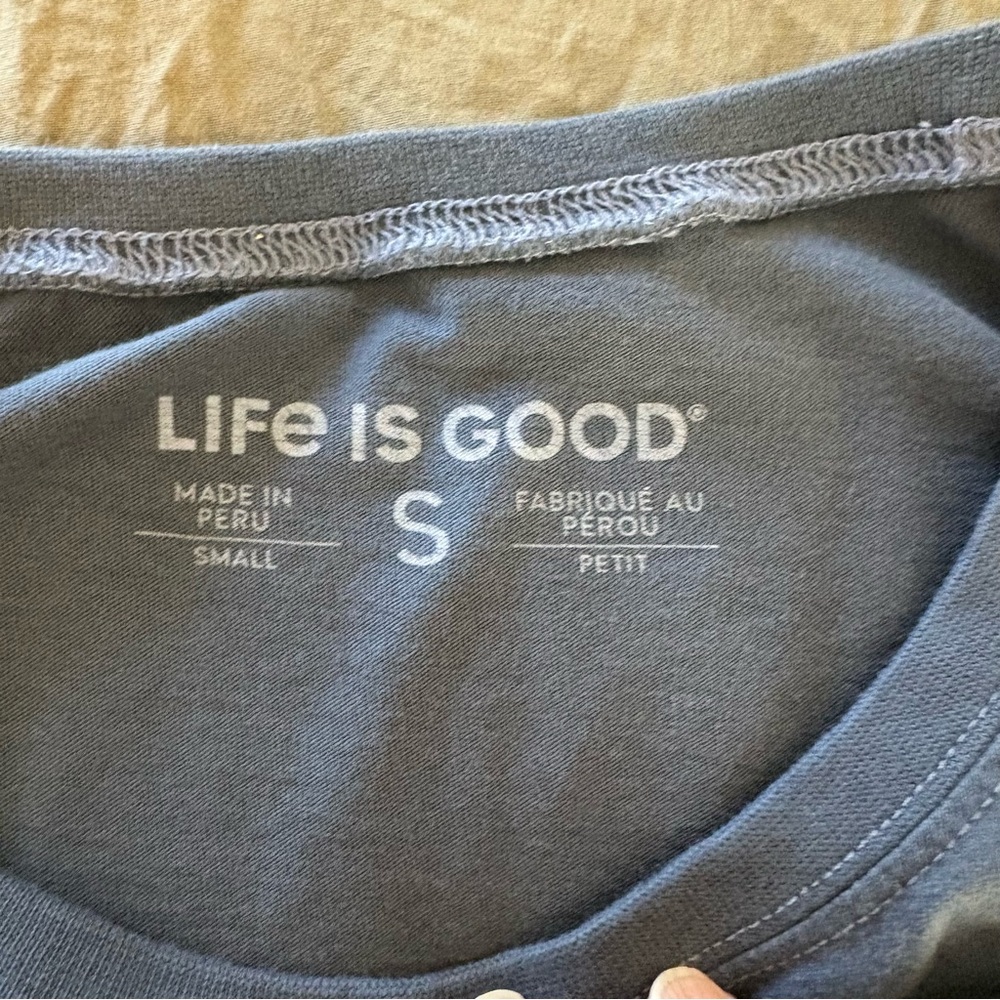 Life is Good Red, White, and Brew Patriotic Cotton Tee. Size Small. - Picture 4 of 7